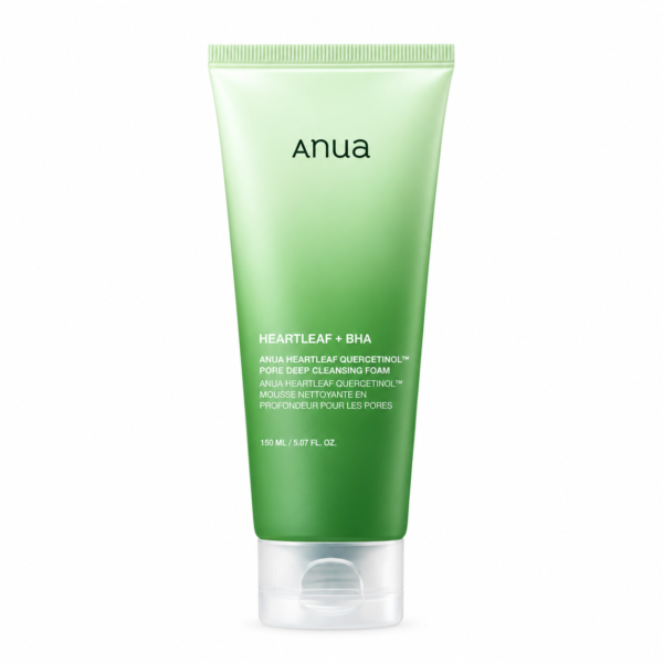 anua heartleaf quercetino pore deep cleansing foam
